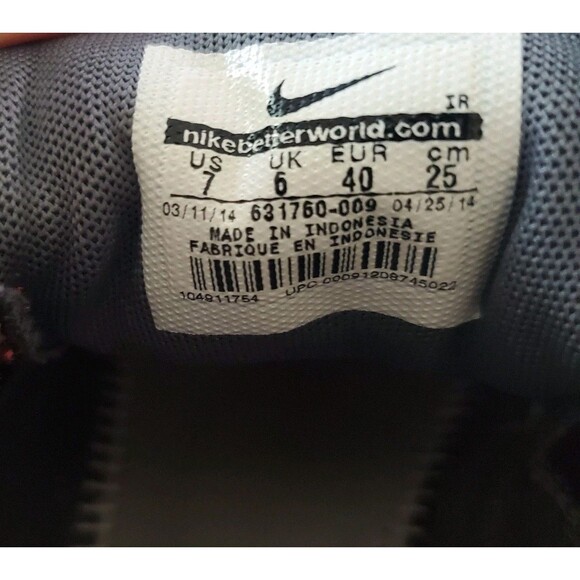 Nike Shox Turbo Women 8.5 Men 7 Red Black No insoles Rare 2014 See Description - Picture 14 of 14